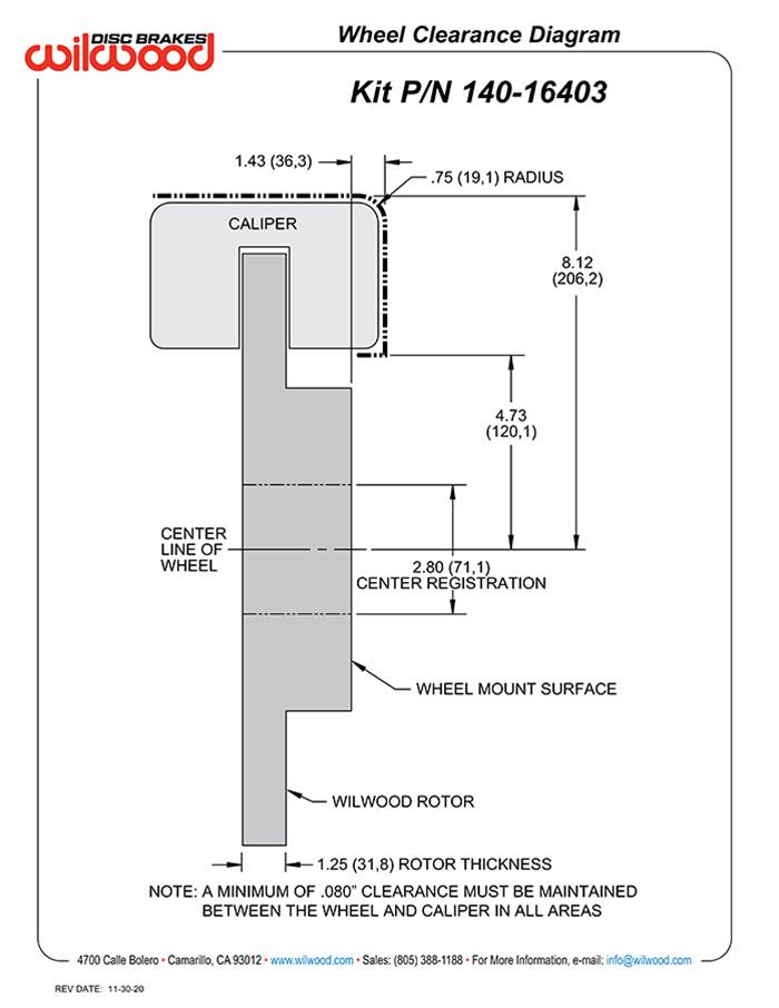 Wilwood AERO6 Big Brake Front Brake Kits 140-16403