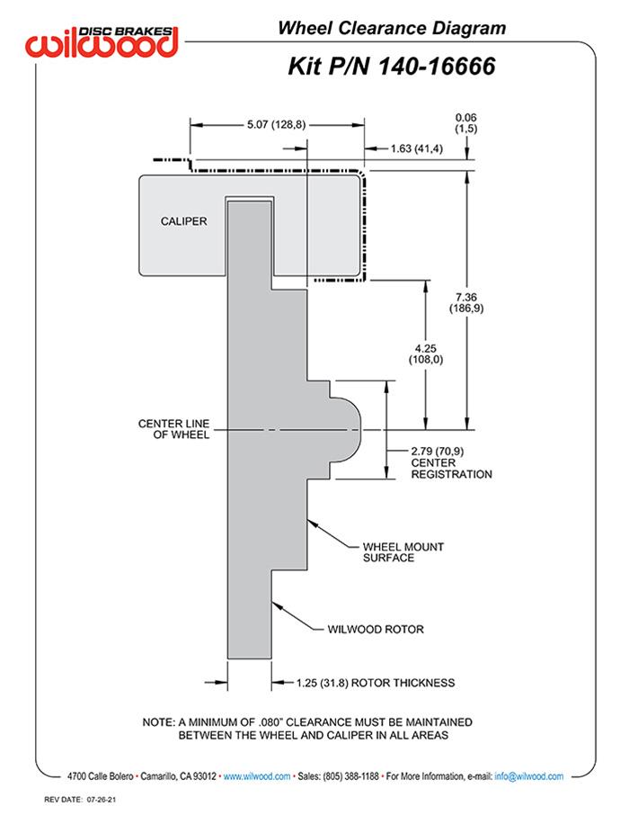 Wilwood GN4R Big Brake Lug Drive Race Kits 140-16666
