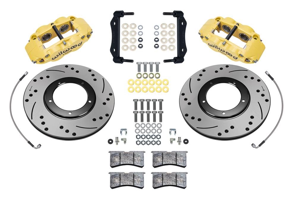 Wilwood Forged Narrow Superlite 4R Big Brake Front Brake Kits 140-16679-DY
