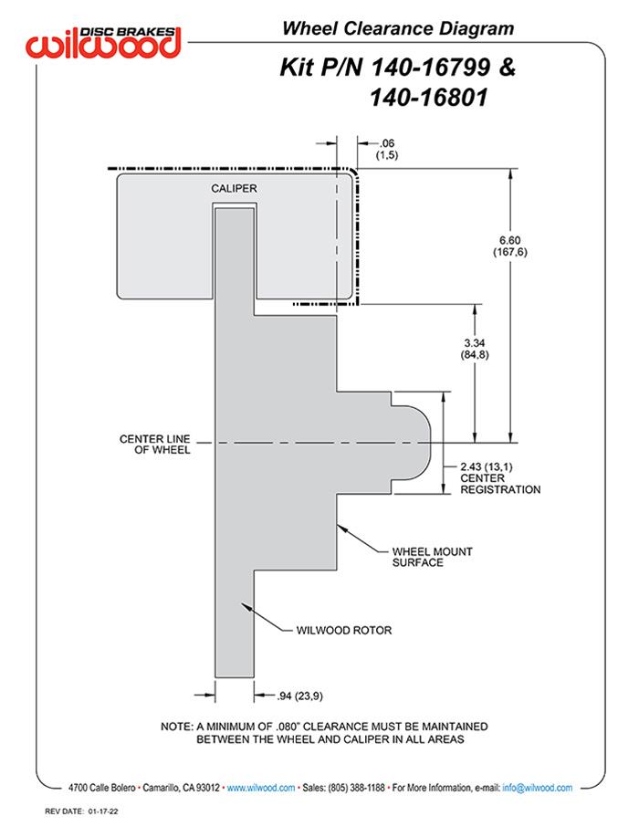 Wilwood D11 Brake Calipers 140-16799-BK