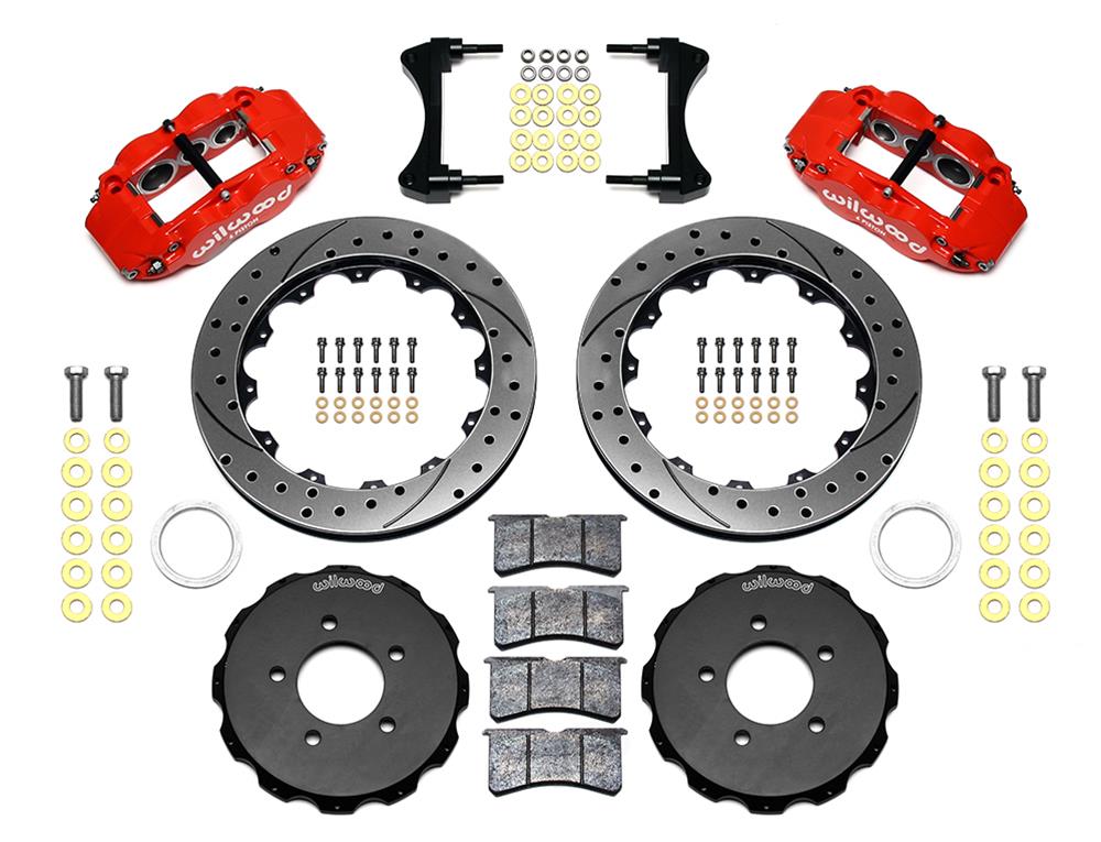 Wilwood Forged Narrow Superlite 6R Big Brake Front Brake Kits 140-16847-DR