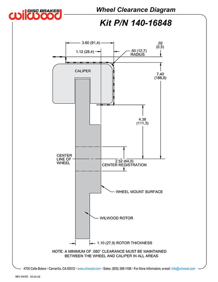 Wilwood Forged Narrow Superlite 6R Big Brake Front Brake Kits 140-16848