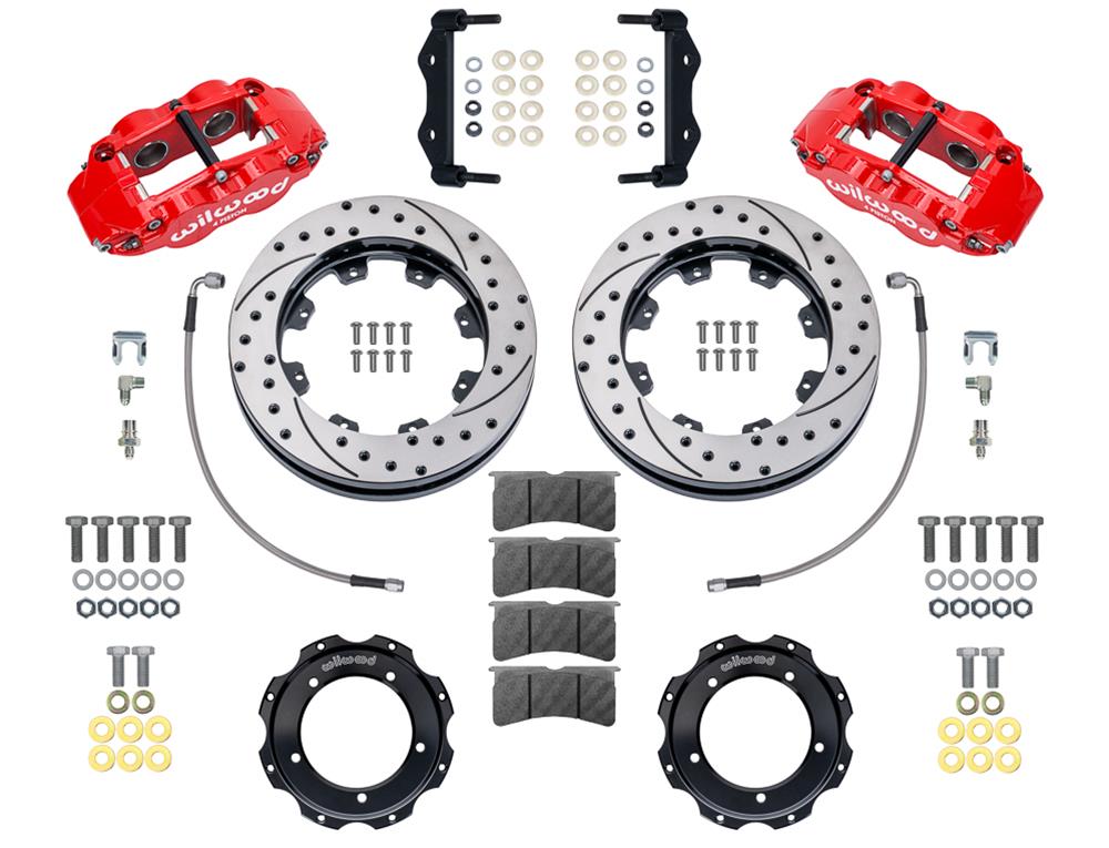 Wilwood Forged Narrow Superlite 4R Big Brake Front Brake Kits 140-16937-DR