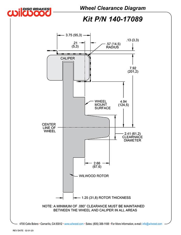 Wilwood Forged Narrow Superlite 6R Big Brake Front Brake Kits 140-17089
