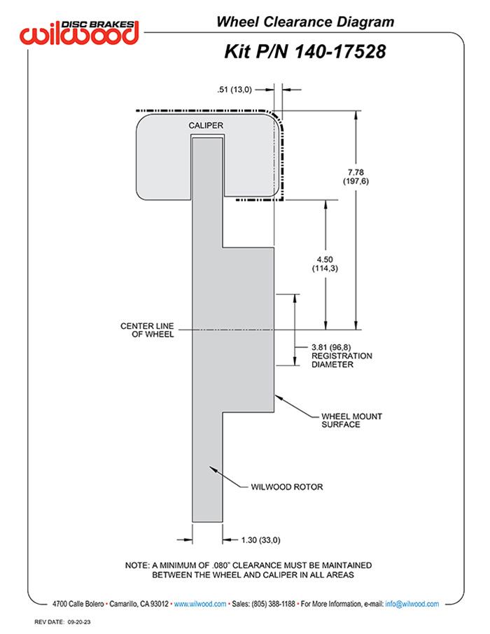 Wilwood AERO6-DM Direct Mount Truck Brake Kits 140-17528-D