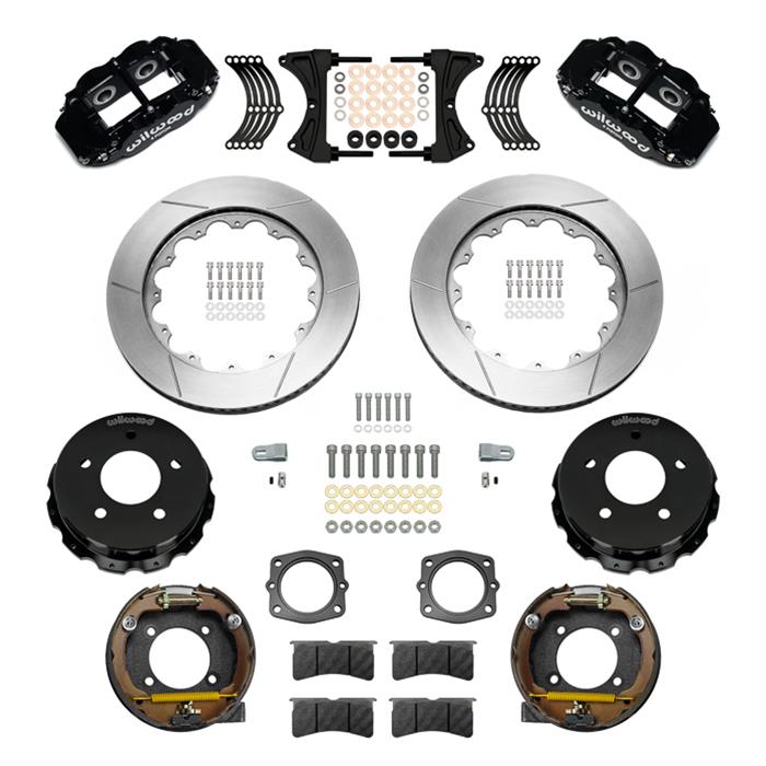 Wilwood Forged Narrow Superlite 4R Big Brake Rear Parking Brake Kits 140-17543