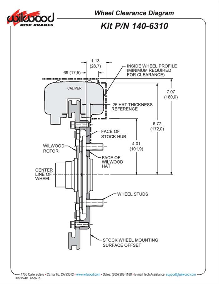 Wilwood Forged Dynalite Big Brake Front Brake Kits 140-6310-R