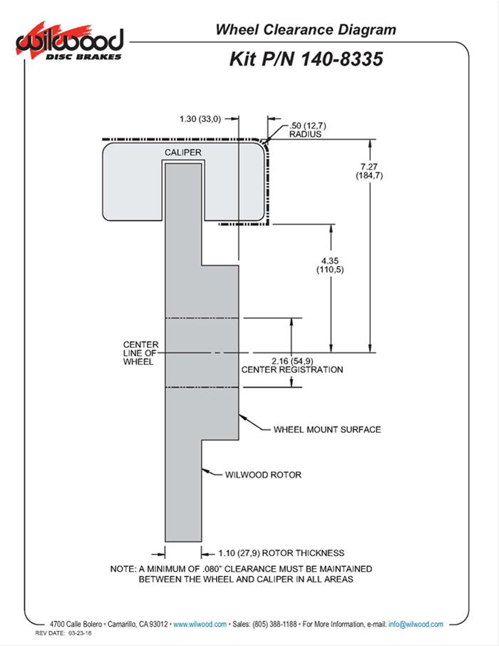 Wilwood Forged Superlite 4 Big Brake Front Disc Brake Kits 140-8335-D