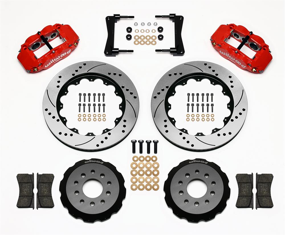 Wilwood Forged Narrow Superlite 6R Big Brake Front Brake Kits 140-9117-DR
