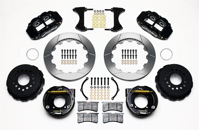 Wilwood Forged Narrow Superlite 4R Big Brake Rear Parking Brake Kits 140-9213