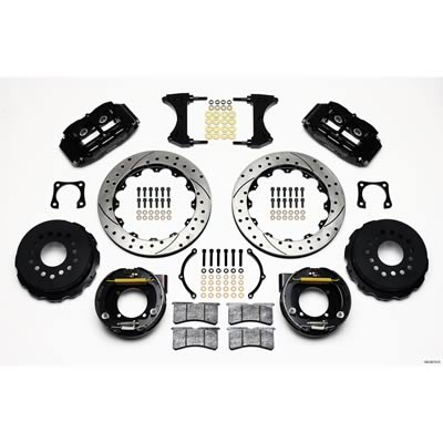 Wilwood Forged Narrow Superlite 4R Big Brake Rear Parking Brake Kits 140-9215-D