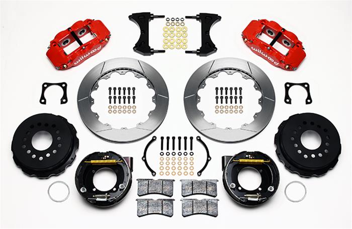 Wilwood Forged Narrow Superlite 4R Big Brake Rear Parking Brake Kits 140-9215-R