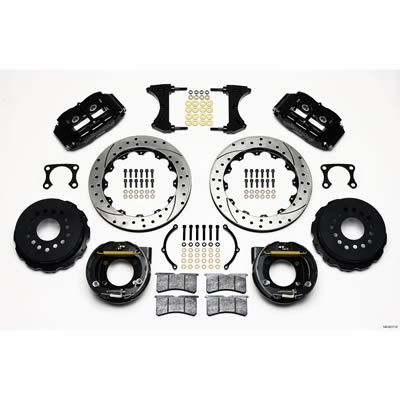 Wilwood Forged Narrow Superlite 4R Big Brake Rear Parking Brake Kits 140-9217-D