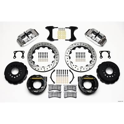 Wilwood Forged Narrow Superlite 4R Big Brake Rear Parking Brake Kits 140-9217-DP
