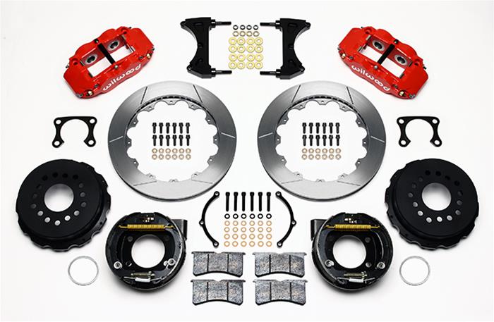 Wilwood Forged Narrow Superlite 4R Big Brake Rear Parking Brake Kits 140-9217-R