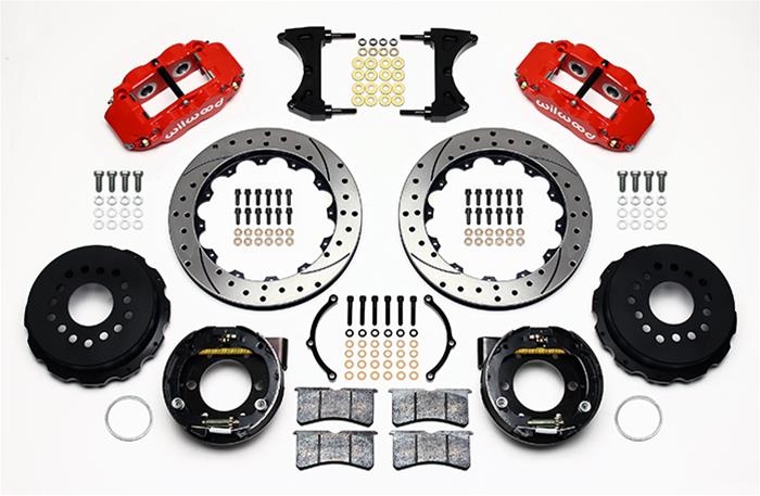Wilwood Forged Narrow Superlite 4R Big Brake Rear Parking Brake Kits 140-9221-DR