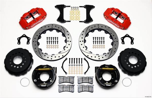 Wilwood Forged Narrow Superlite 4R Big Brake Rear Parking Brake Kits 140-9222-DR