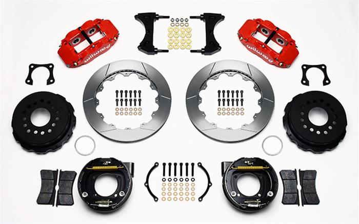 Wilwood Forged Narrow Superlite 4R Big Brake Rear Parking Brake Kits 140-9224-R