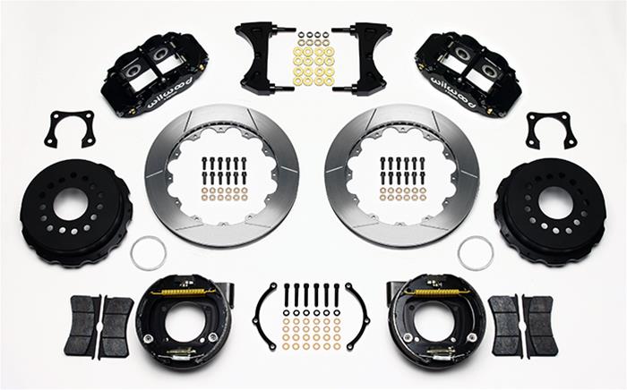 Wilwood Forged Narrow Superlite 4R Big Brake Rear Parking Brake Kits 140-9224