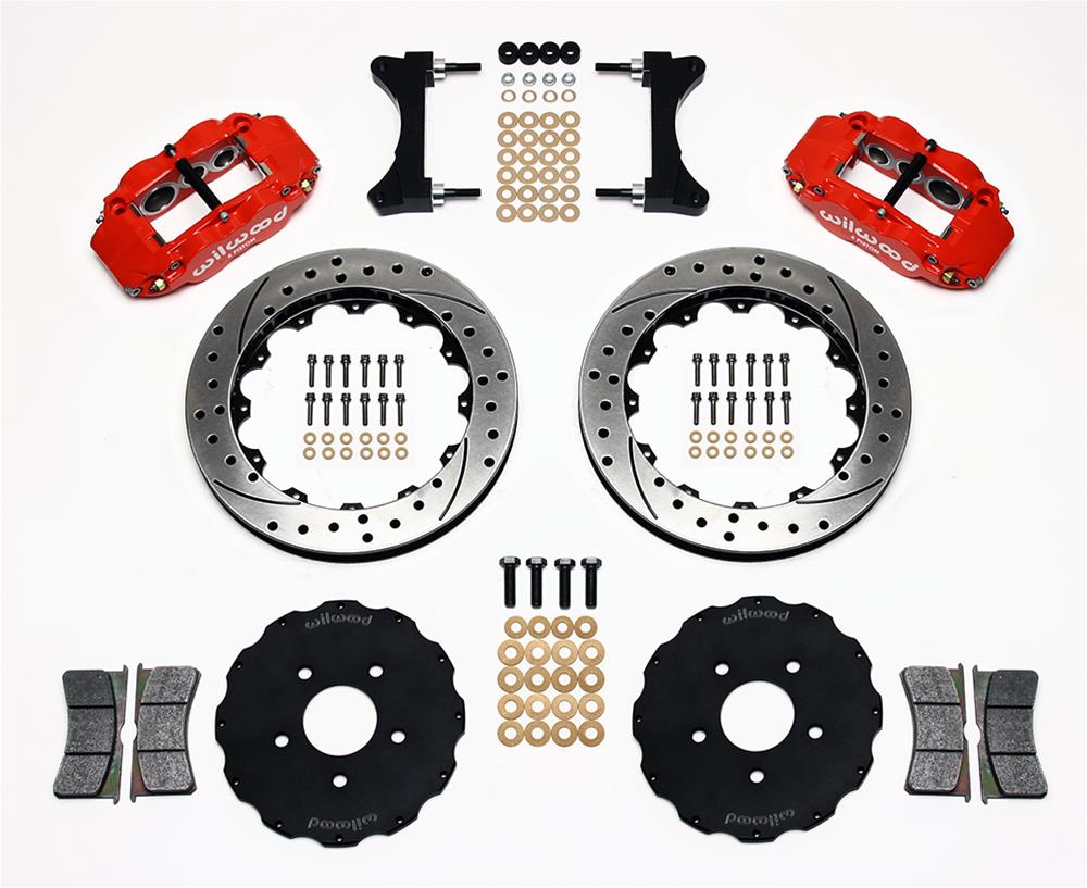 Wilwood Forged Narrow Superlite 6R Big Brake Front Brake Kits 140-9284-DR
