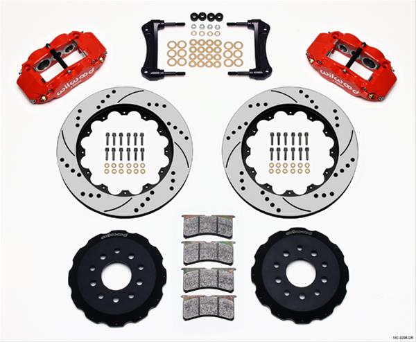 Wilwood Forged Narrow Superlite 6R Big Brake Front Brake Kits 140-9298-DR