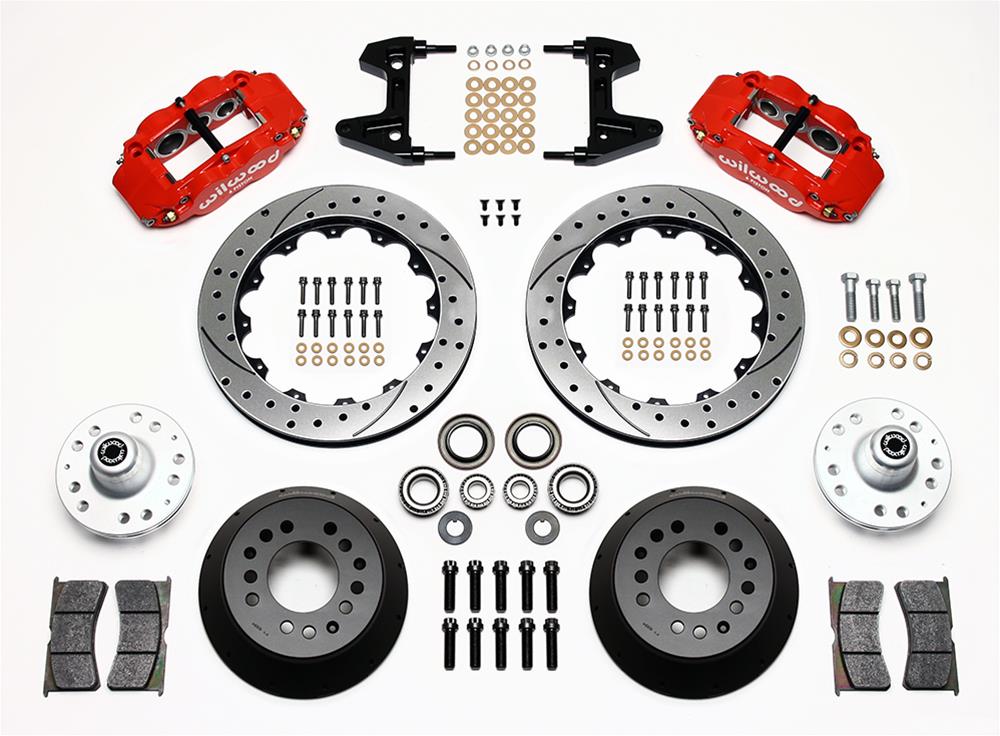 Wilwood Forged Narrow Superlite 6R Big Brake Front Brake Kits 140-9801-DR