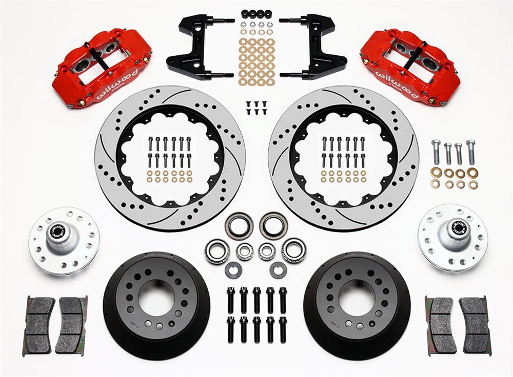 Wilwood Forged Narrow Superlite 6R Big Brake Front Brake Kits 140-9802-DR