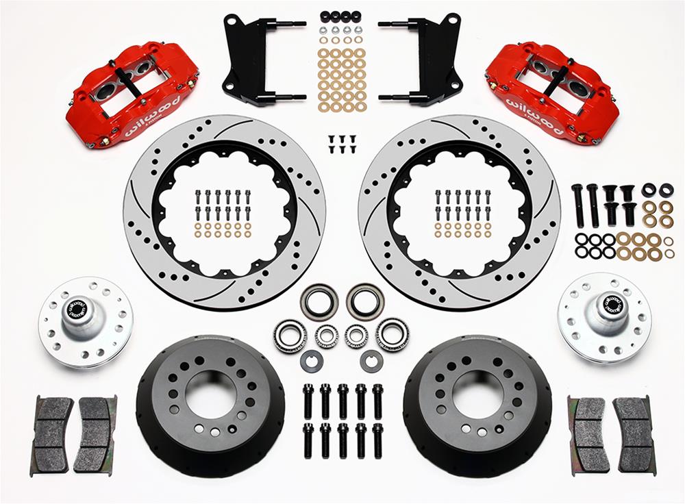 Wilwood Forged Narrow Superlite 6R Big Brake Front Brake Kits 140-9804-DR