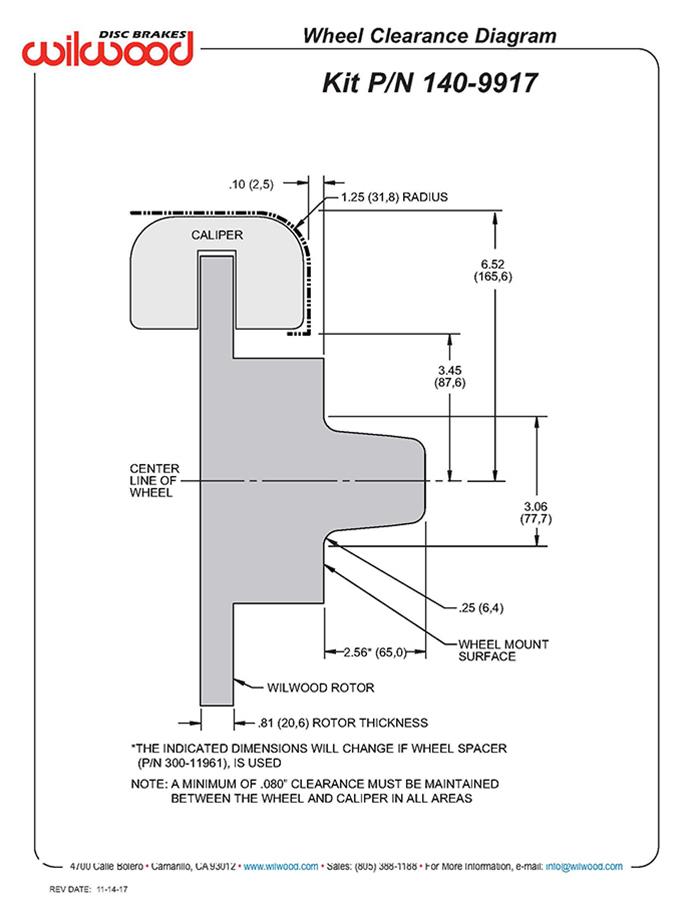 Wilwood Forged Dynalite Big Brake Front Brake Kits 140-9917-DR