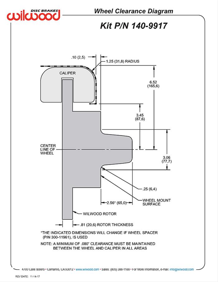 Wilwood Forged Dynalite Big Brake Front Brake Kits 140-9917