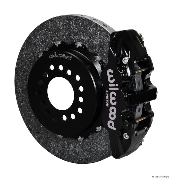 Wilwood AERO4 WCCB Carbon-Ceramic Big Brake Rear Parking Brake Kits 140-13164-CSIC