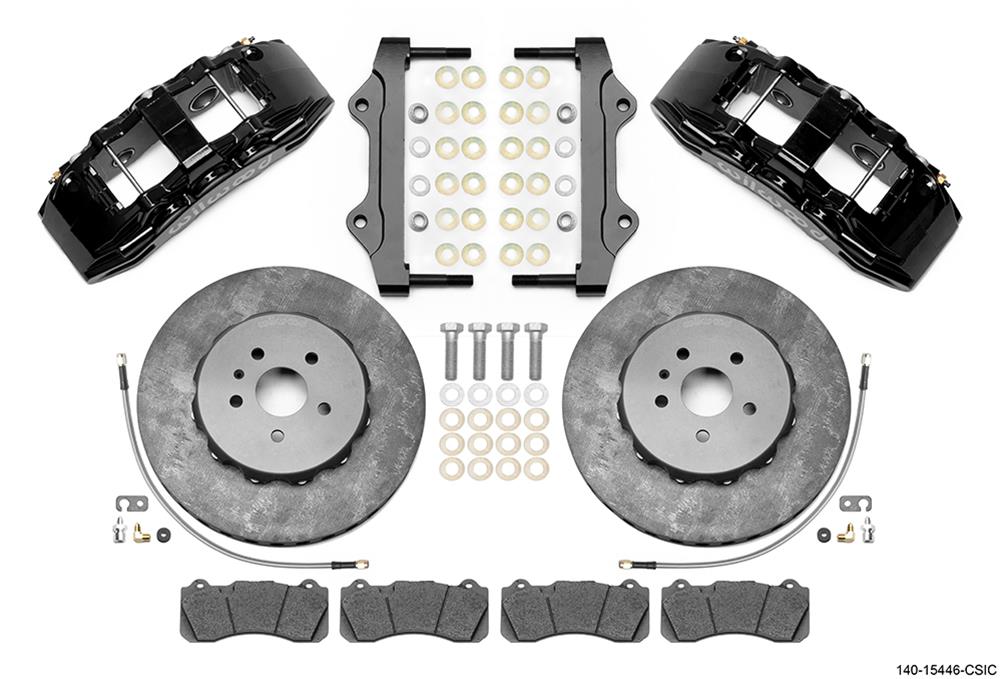 Wilwood SX6R WCCB Carbon-Ceramic Big Brake Front Brake Kits 140-15446-CSIC