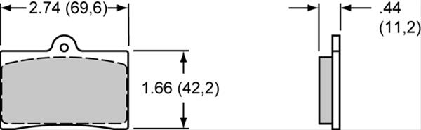 Wilwood Purple Compound Brake Pads 150-13335K