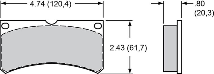 Wilwood Smart Pad BP-40 Brake Pads 150-16500K