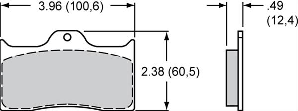 Wilwood Smart Pad BP-40 Brake Pads 150-12243K