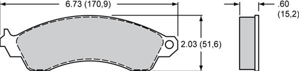 Wilwood ProMatrix Brake Pads 150-D0412K