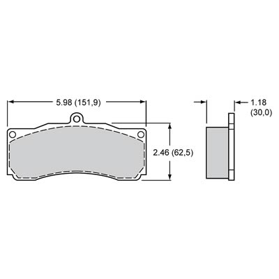 Wilwood Disc Brakes Brake Pads 15A-10253K