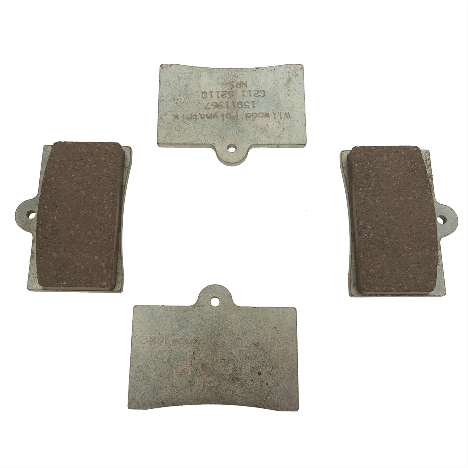 Wilwood PolyMatrix Q Compound Brake Pads 15Q-11967K