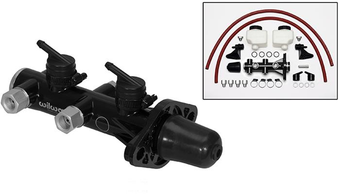 Wilwood Aluminum Tandem Master Cylinders 260-14244-BK