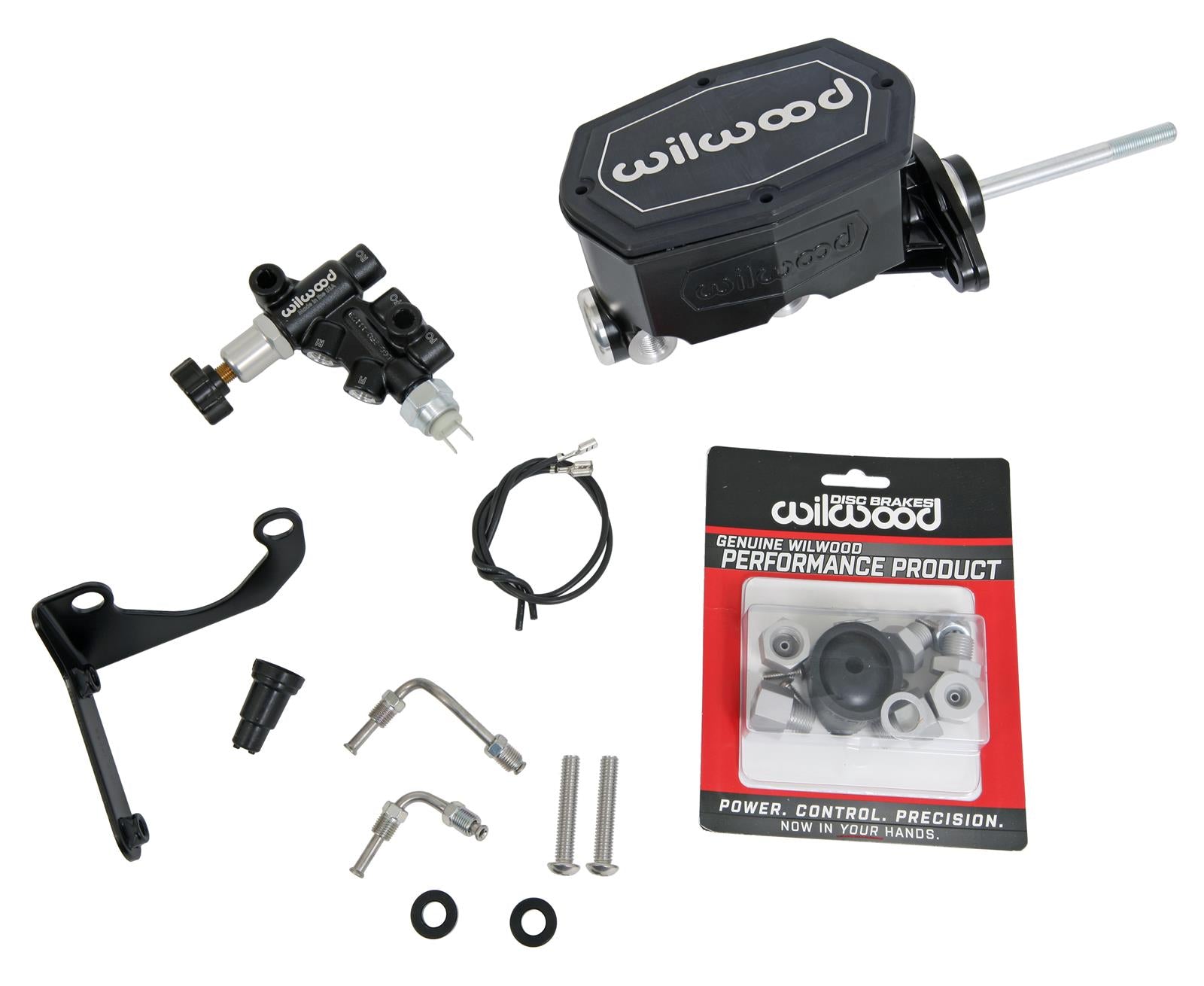 Wilwood Aluminum Tandem Compact Master Cylinder Kits 261-15662-BK