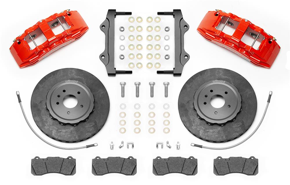 Wilwood SX6R WCCB Carbon-Ceramic Big Brake Front Brake Kits 140-15746-CSICR