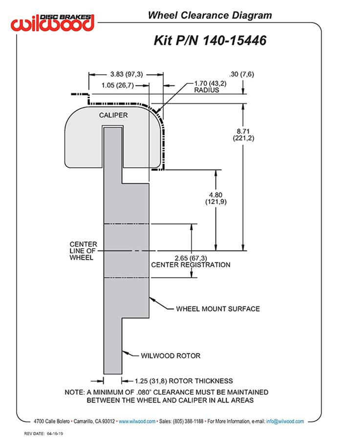 Wilwood SX6R WCCB Carbon-Ceramic Big Brake Front Brake Kits 140-15446-CSICR