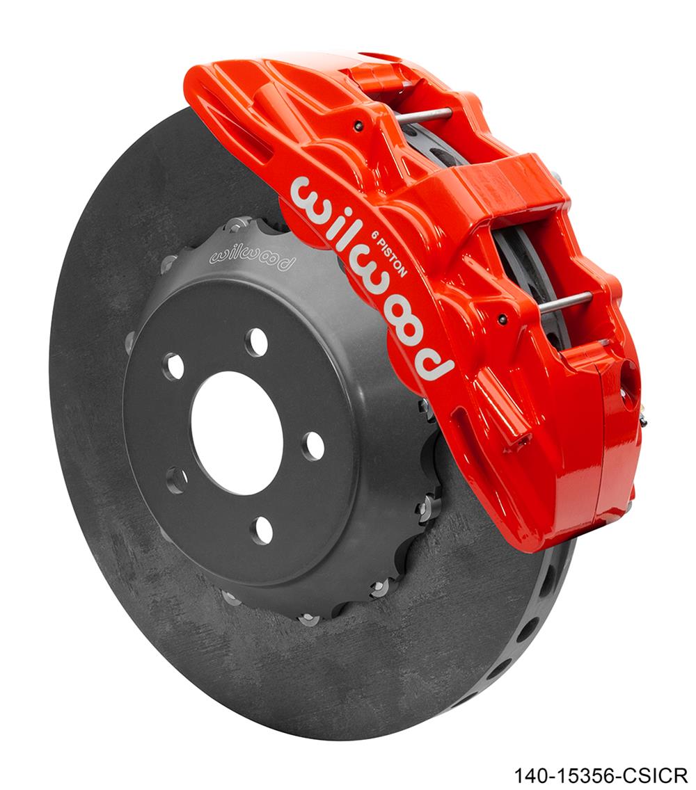 Wilwood SX6R WCCB Carbon-Ceramic Big Brake Front Brake Kits 140-15356-CSICR