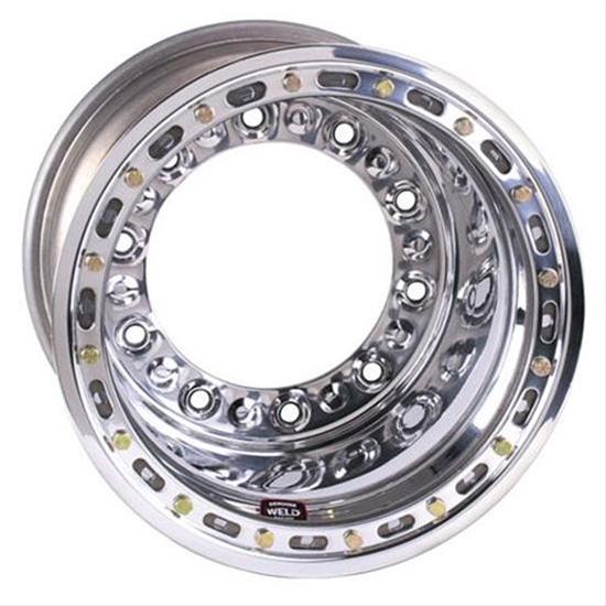 Weld Racing Wide 5 XL Beadlock Polished Wheels 559-5325M