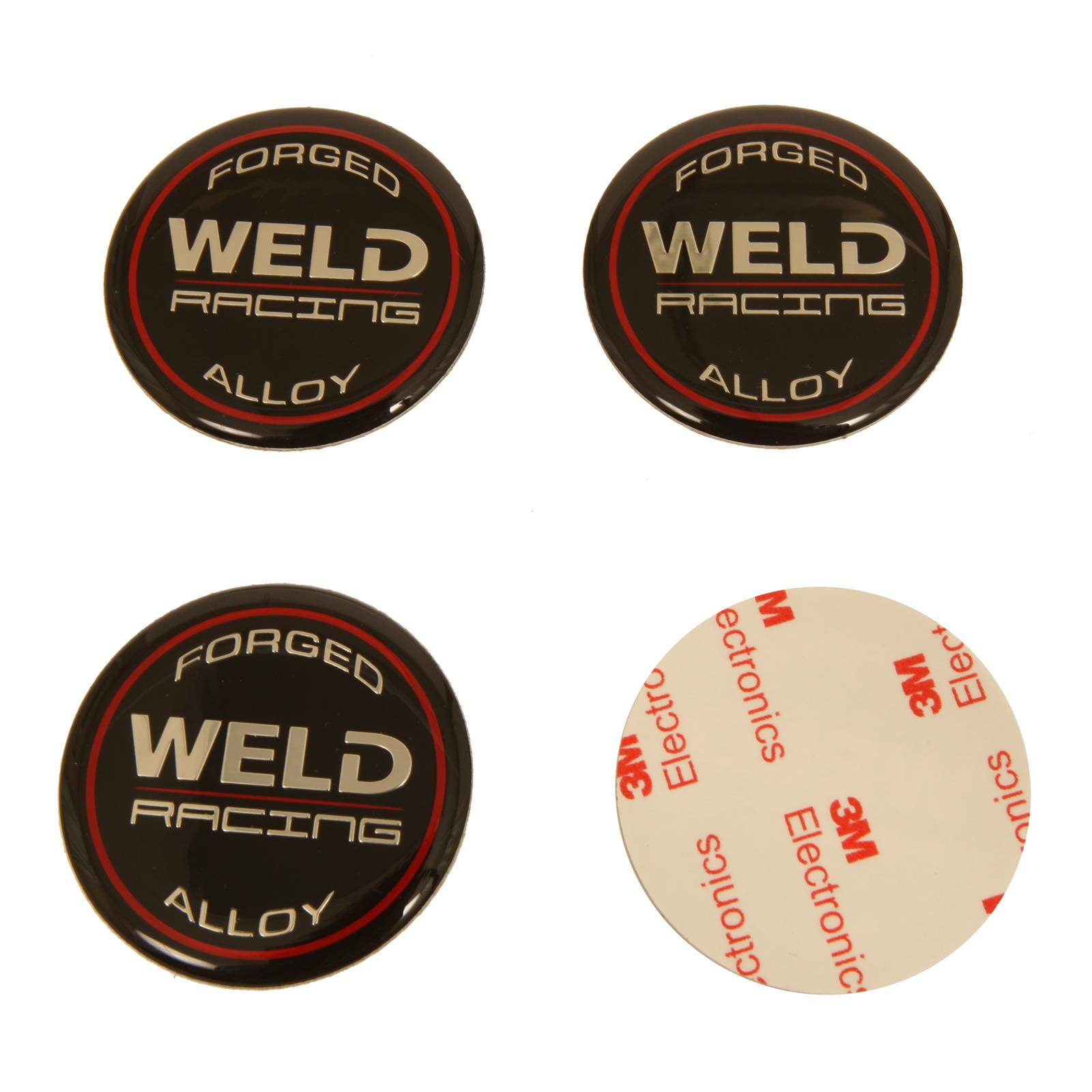 Weld Racing Replacement Center Cap Emblems 601-3010