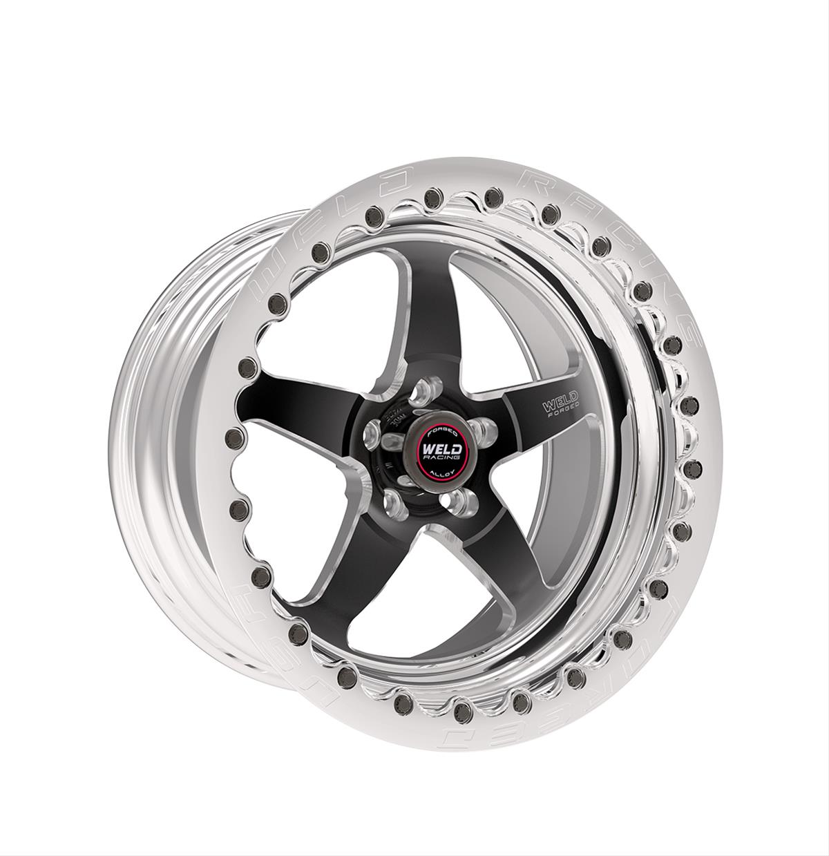 Weld Racing RT-S S71 Forged Aluminum Black Mickey Thompson Beadlock Wheels 71MB510B75F