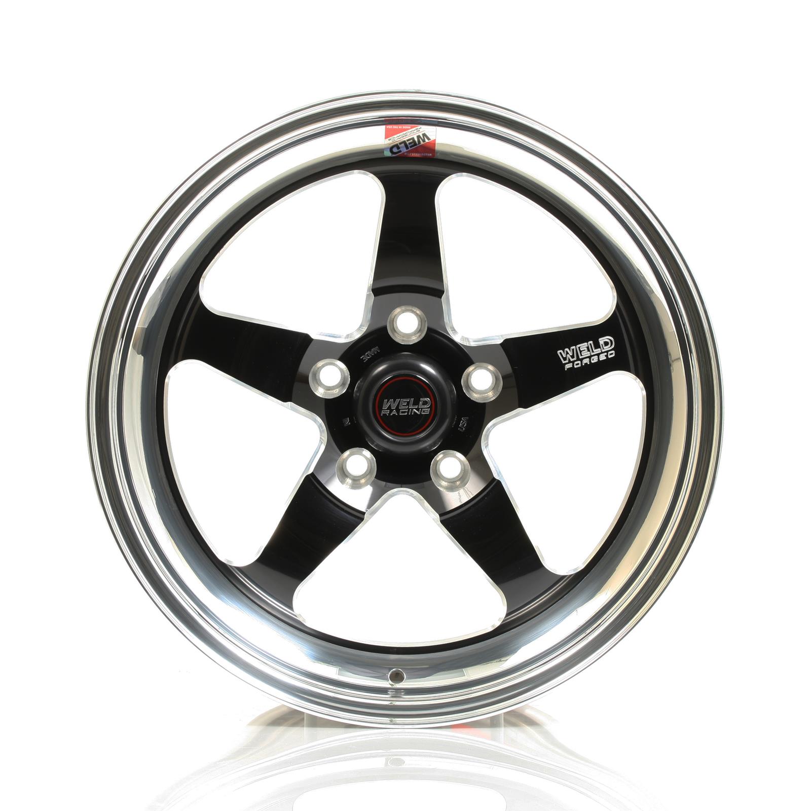 Weld Racing RT-S S71 Forged Aluminum Black Anodized Wheels 71HB7110B77A
