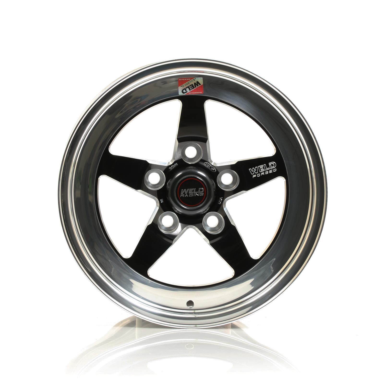 Weld Racing RT-S S71 Forged Aluminum Black Anodized Wheels 71MB-510B75A