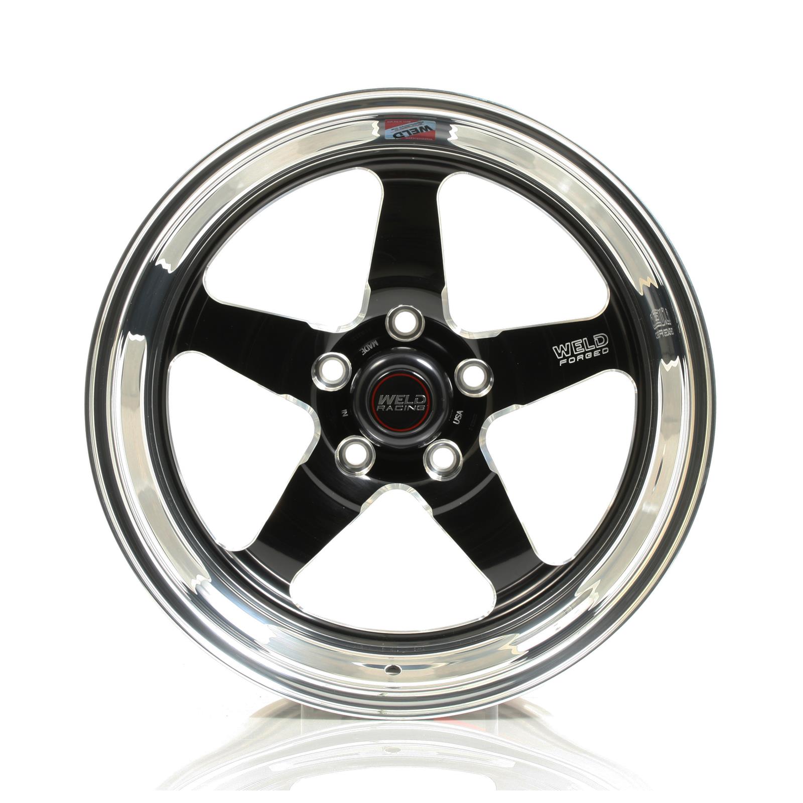Weld Racing RT-S S71 Forged Aluminum Black Anodized Wheels 71MB7105A68A