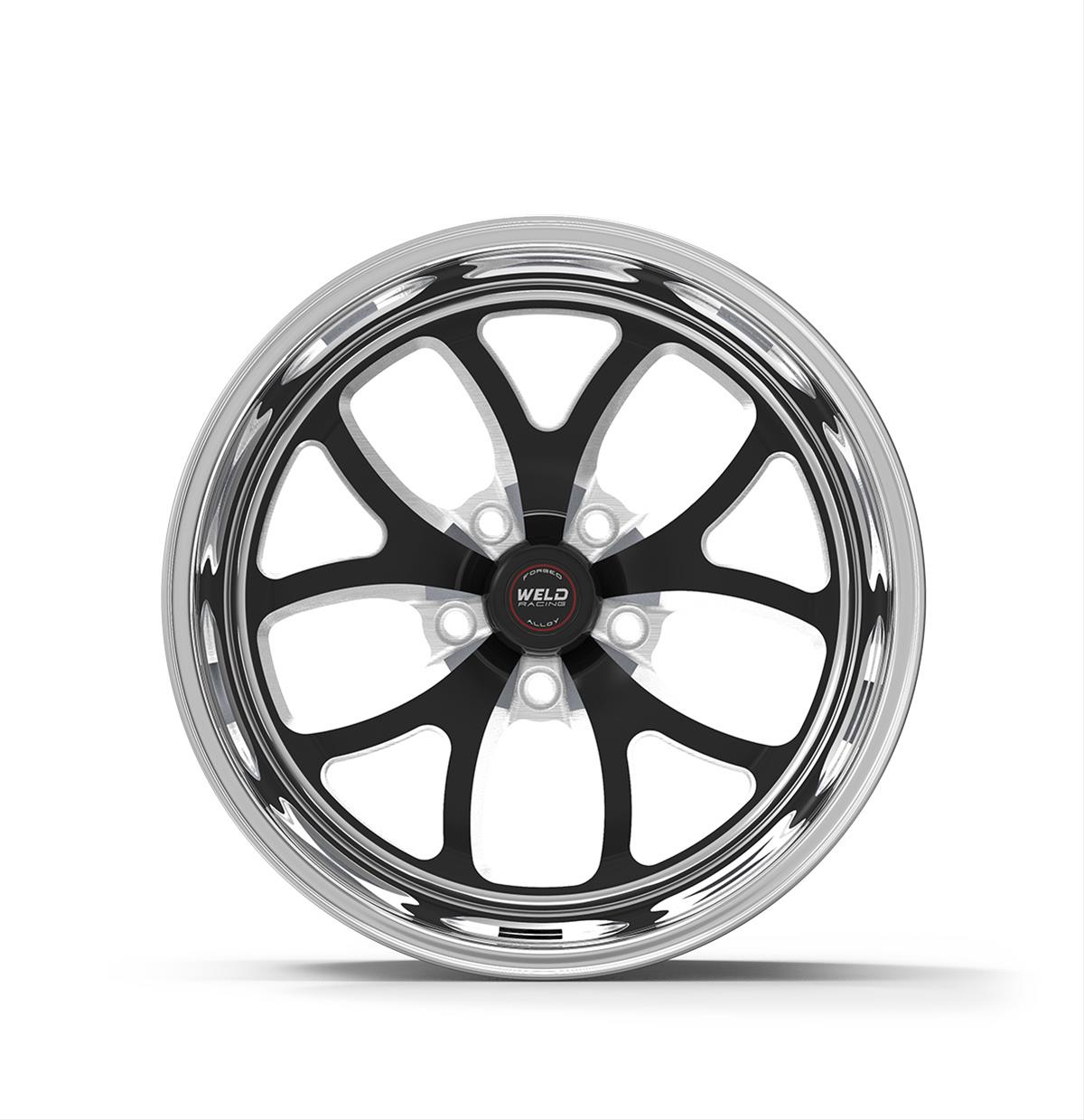 Weld Racing RT-S S76 Forged Aluminum Black Anodized Wheels 76HB0105W53A